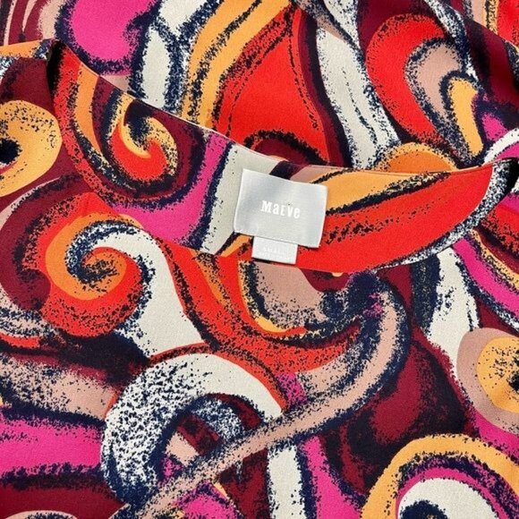 ANTHROPOLOGIE MAEVE Flavia Swirl Print Shift Dress Size S - Picture 4 of 7